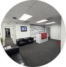 Spacious administration premises