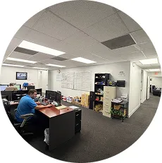 Comfortable work area